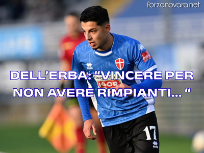 Dell’Erba: “Vincere per non avere rimpianti...”